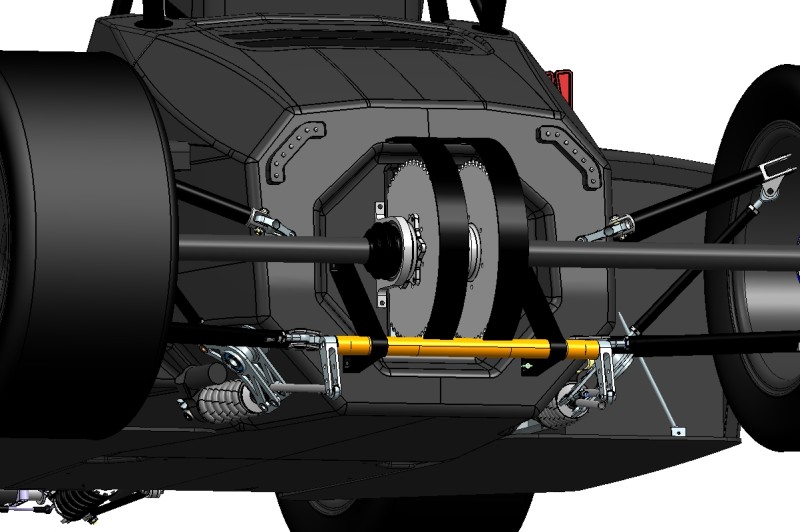 Layout of an electric FSAE car